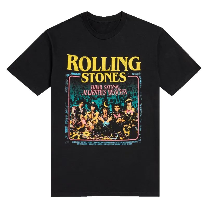 Their Satanic Majesties Request Graphic T-Shirt sold by the Rolling Stones