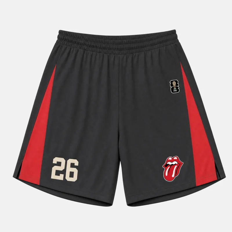 Rolling Stones x FIFA World Cup 2026™ Soccer Lick Shorts made by the Rolling Stones