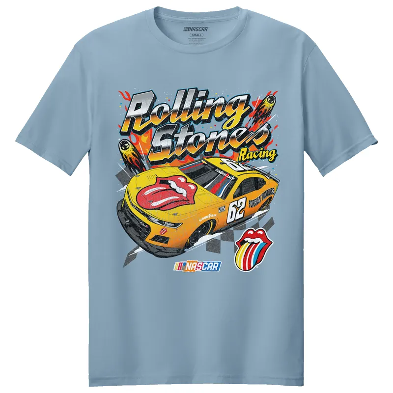 The Rolling Stones X NASCAR Car Tongue T-Shirt made by the Rolling Stones