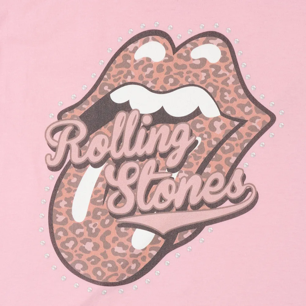 Leopard Varsity Tongue Women’s T-Shirt sold by the Rolling Stones product image thumbnail 2