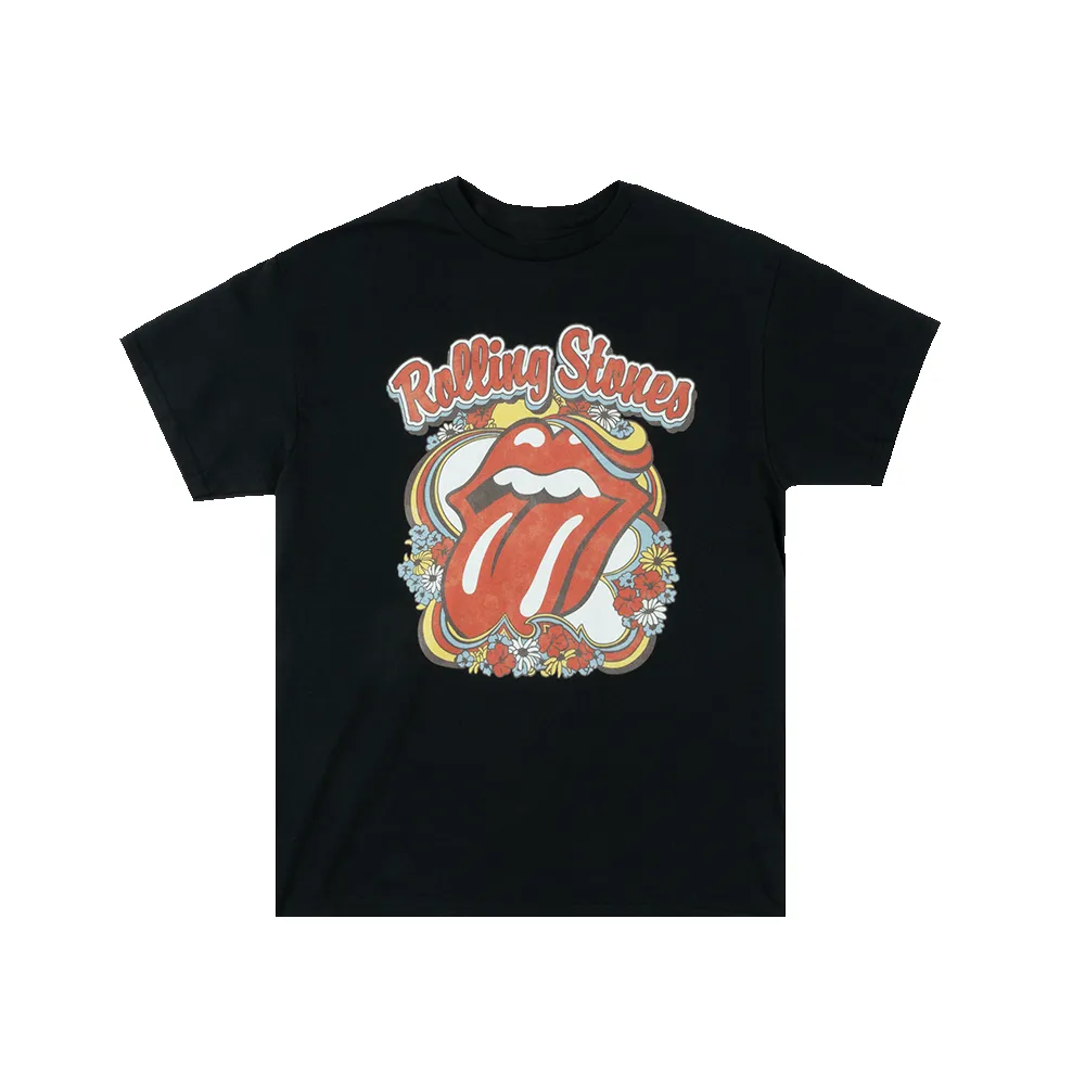 Flowers Tongue Unisex T-Shirt sold by the Rolling Stones