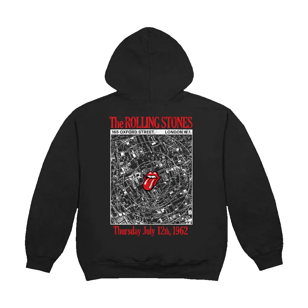 Marquee Club 60th Map Hoodie sold by the Rolling Stones product image thumbnail 2