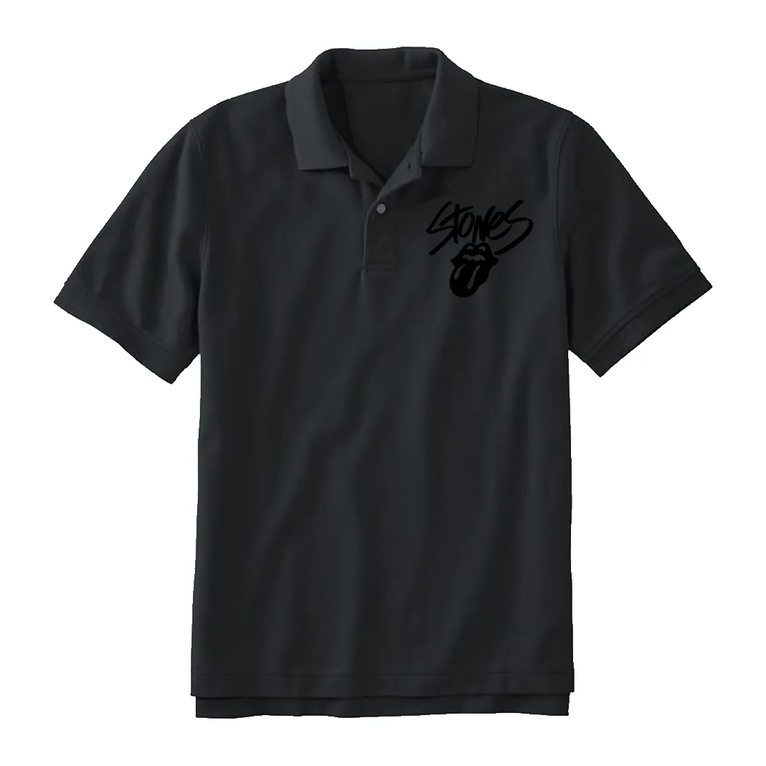 Paint It Black Polo T-Shirt sold by the Rolling Stones