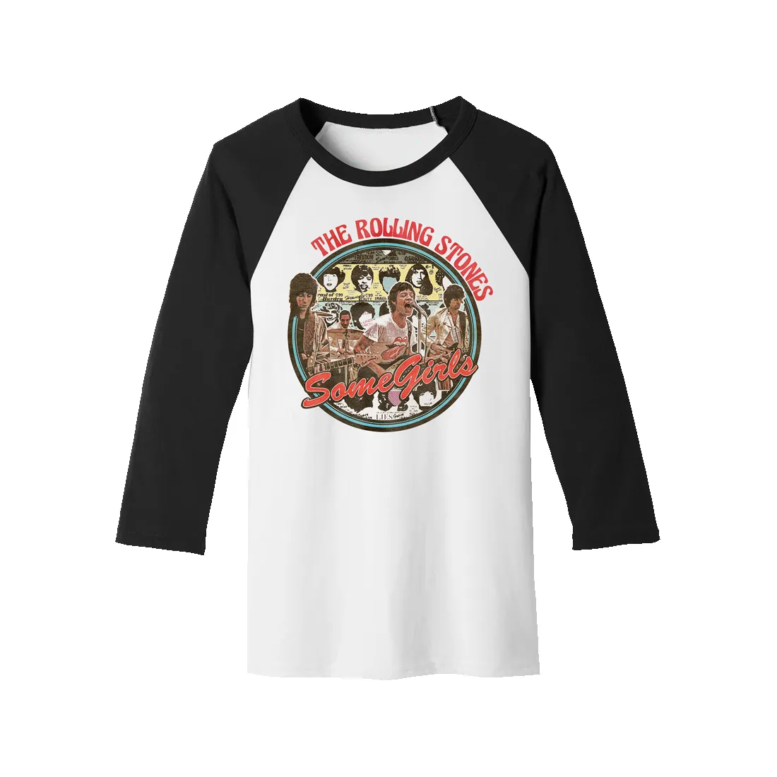Some Girls Photo Raglan sold by the Rolling Stones