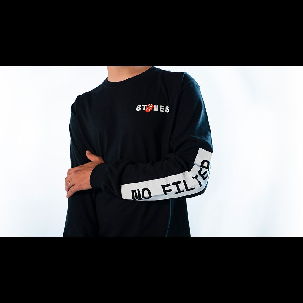 2019 No Filter Black Longsleeve Shirt sold by the Rolling Stones product image thumbnail 4