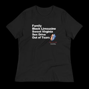 Playlist Women's T-Shirt sold by the Rolling Stones