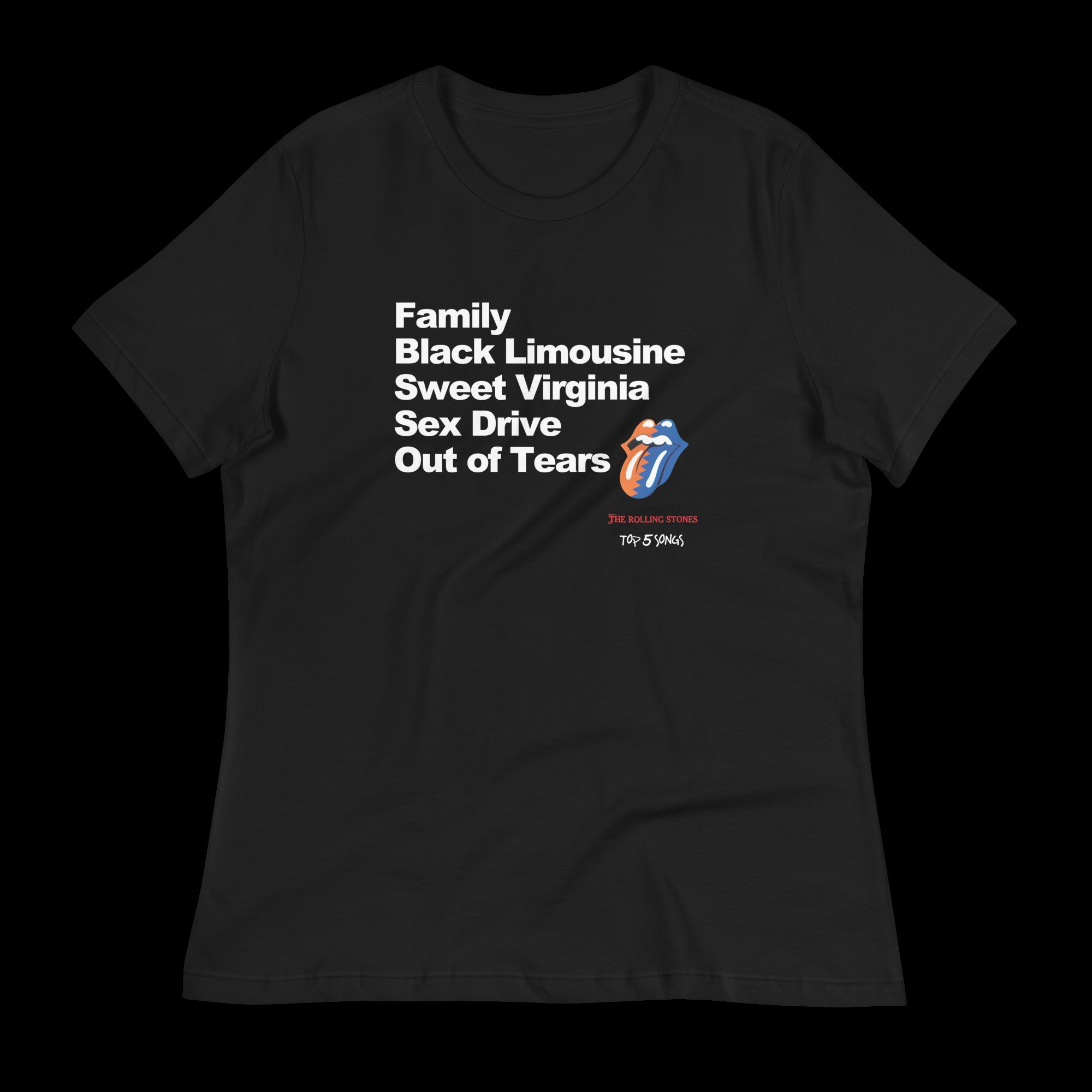 Playlist Women's T-Shirt sold by the Rolling Stones
