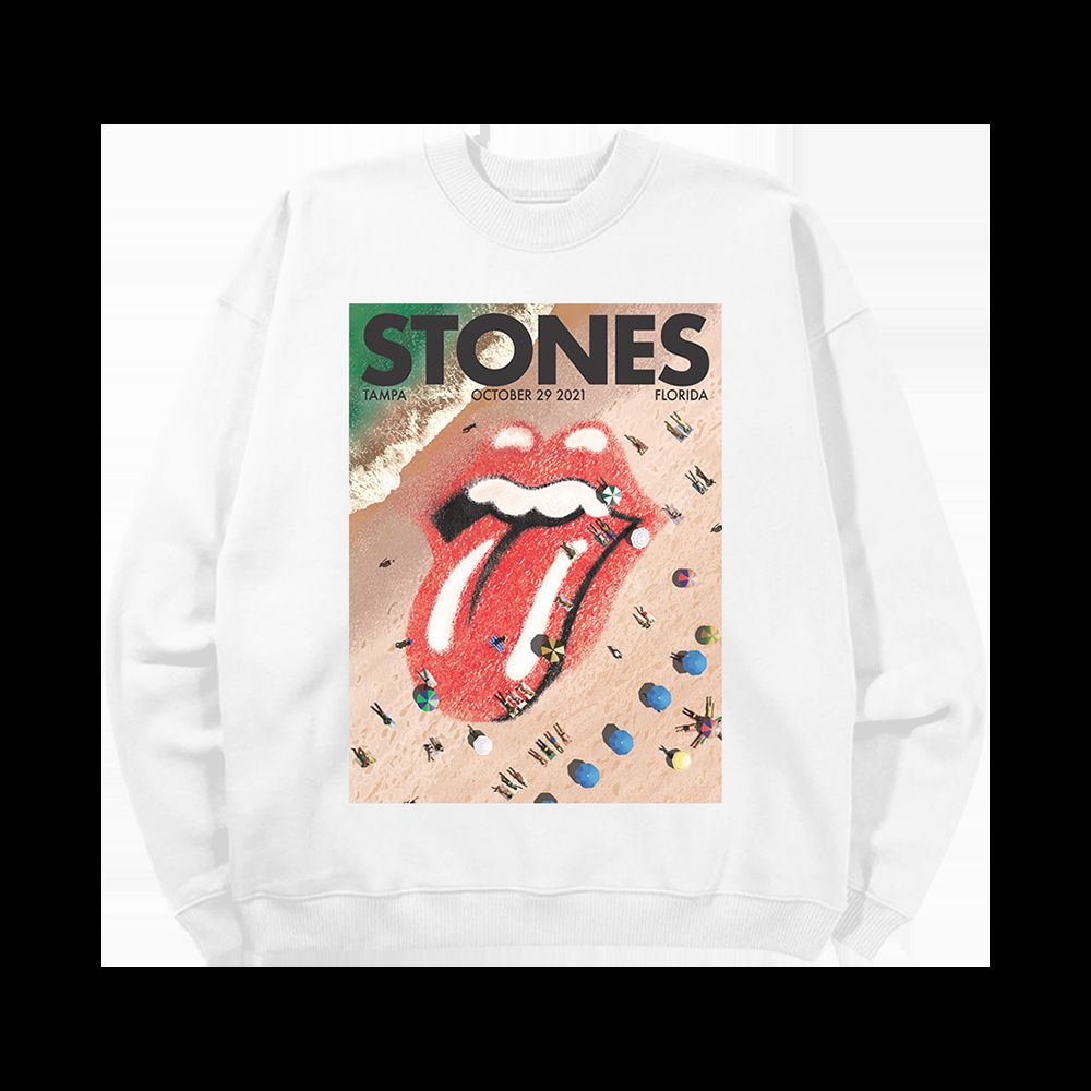 Tampa No Filter Tour 2021 Crewneck sold by the Rolling Stones