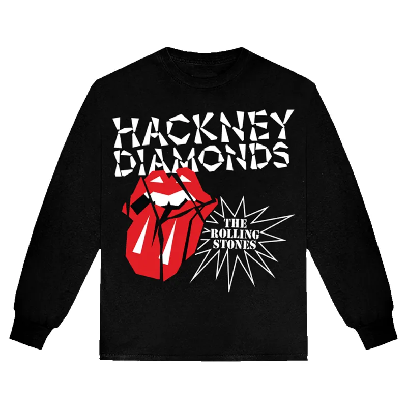 Hackney Diamonds Burst Long Sleeve Shirt sold by the Rolling Stones