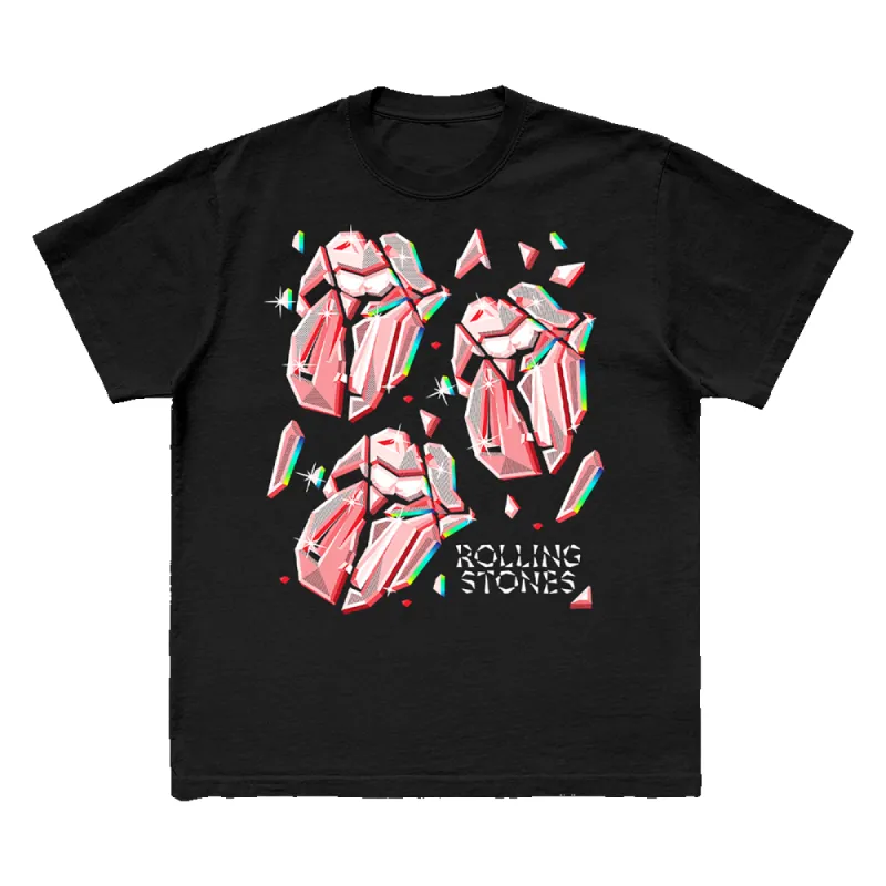 Hackney Diamonds Multi Tongue T-Shirt sold by the Rolling Stones