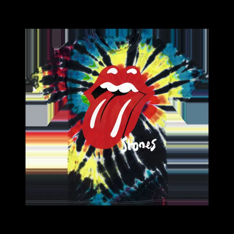 No Filter 2021 Tie Dye T-Shirt made by the Rolling Stones