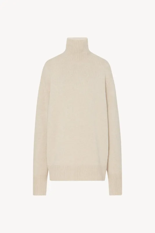 Stepny Turtleneck in Wool and Cashmere sold by The Row