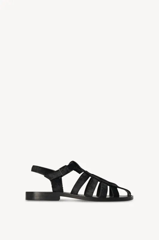 Pablo Sandal in Pony sold by The Row