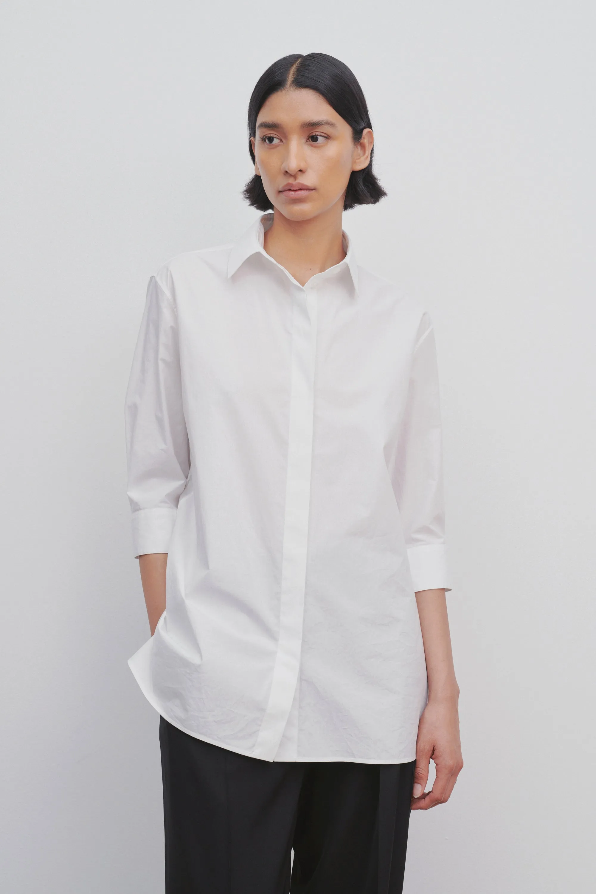 Elada Shirt in Cotton sold by The Row product image thumbnail 3