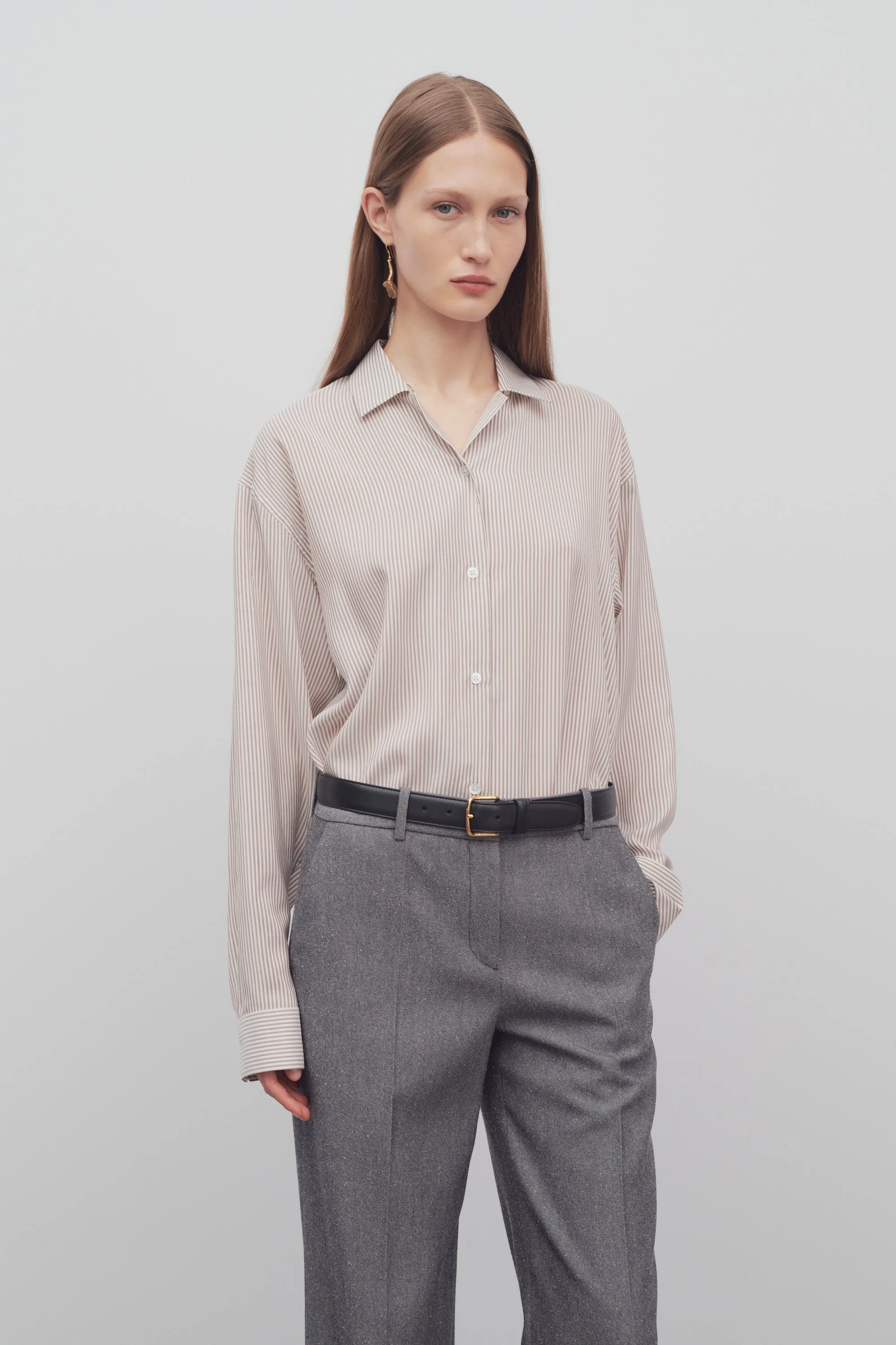 Valene Shirt in Silk sold by The Row product image thumbnail 3
