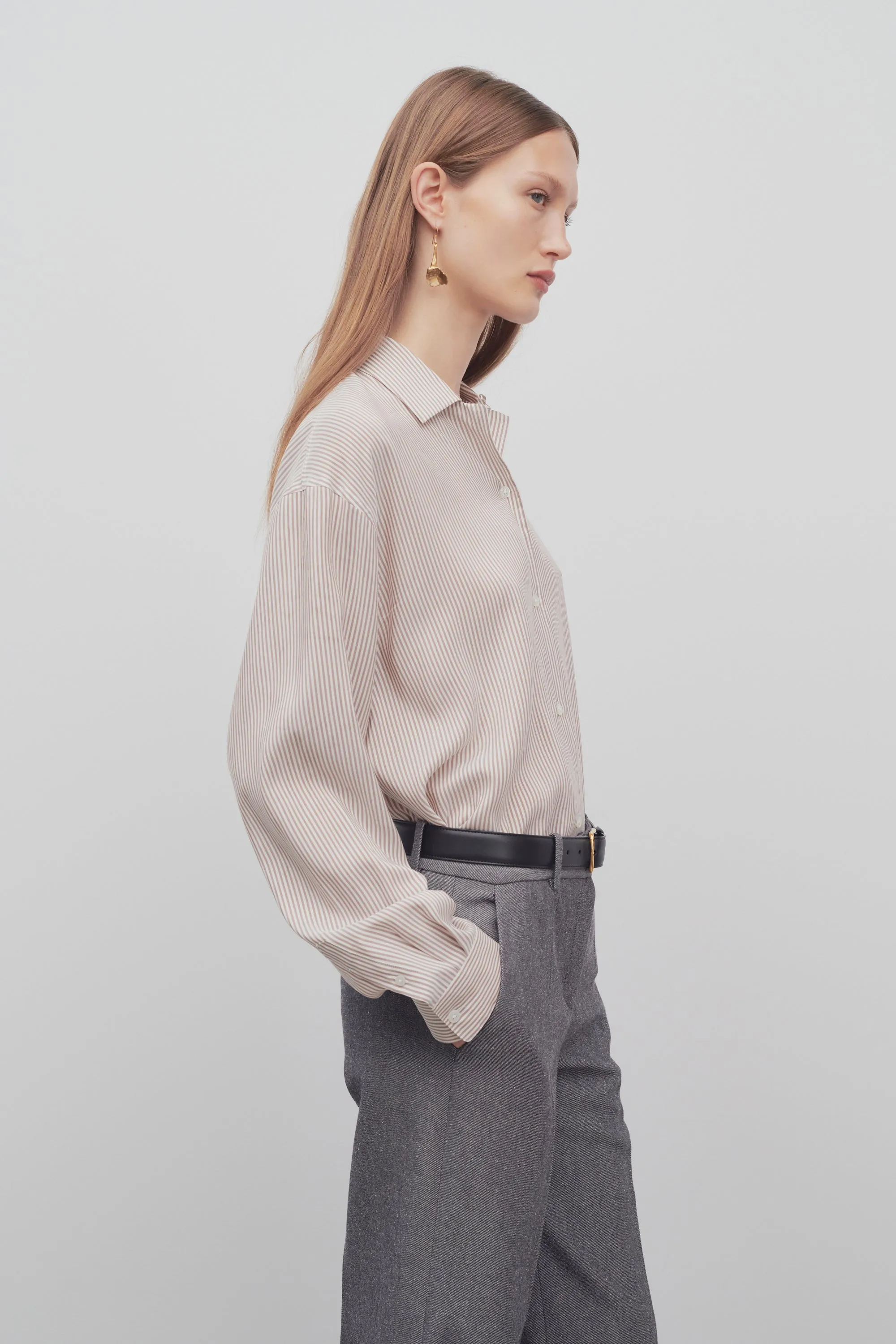 Valene Shirt in Silk sold by The Row product image thumbnail 4