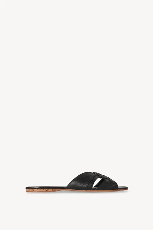 Soft Knot Flat in Leather sold by The Row