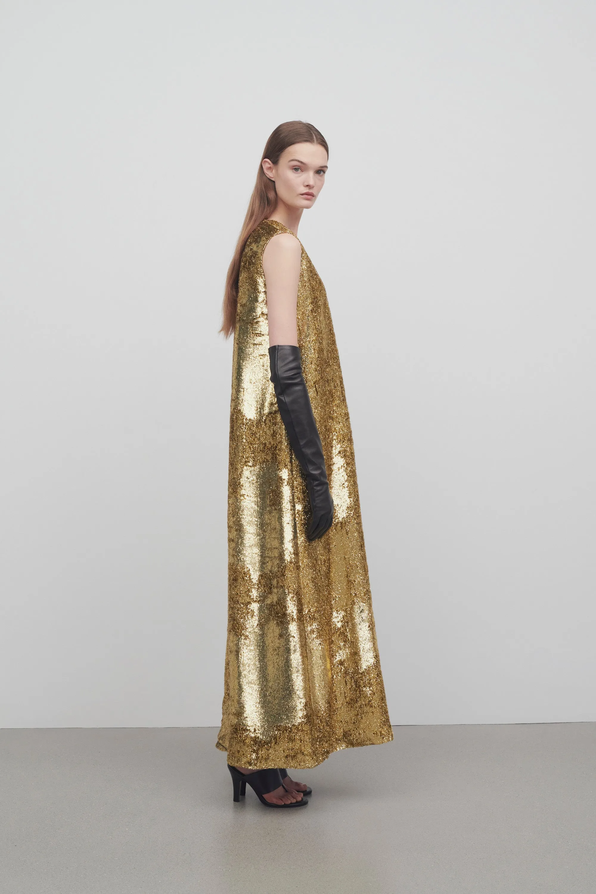 Louane Dress in Lurex and Silk sold by The Row product image thumbnail 4