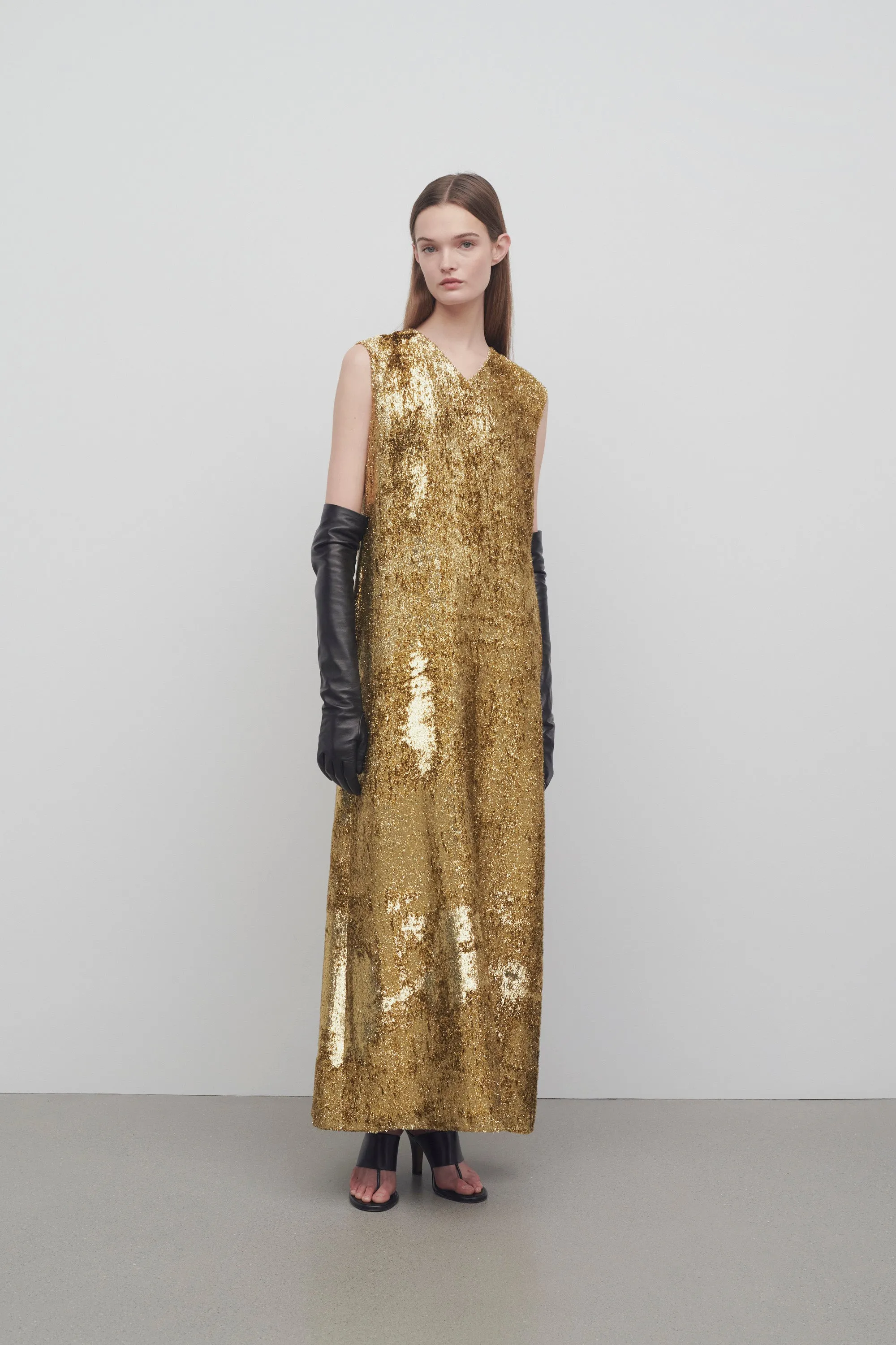Louane Dress in Lurex and Silk sold by The Row product image thumbnail 3