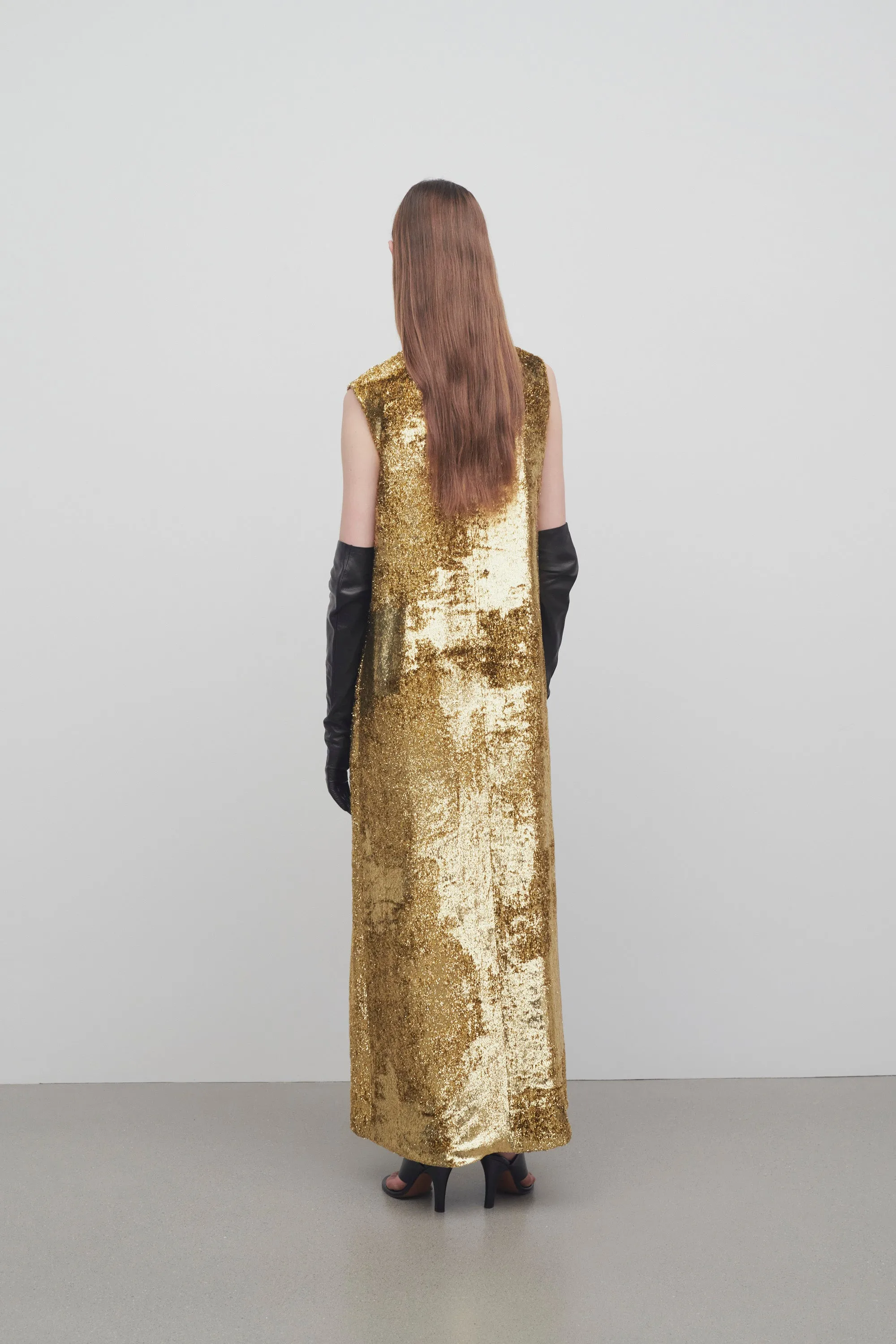 Louane Dress in Lurex and Silk sold by The Row product image thumbnail 5