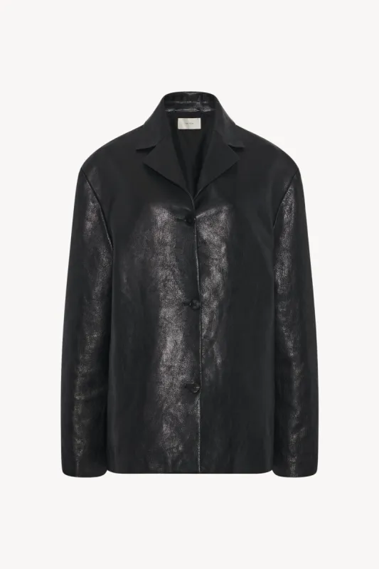 Fabian Jacket in Leather sold by The Row
