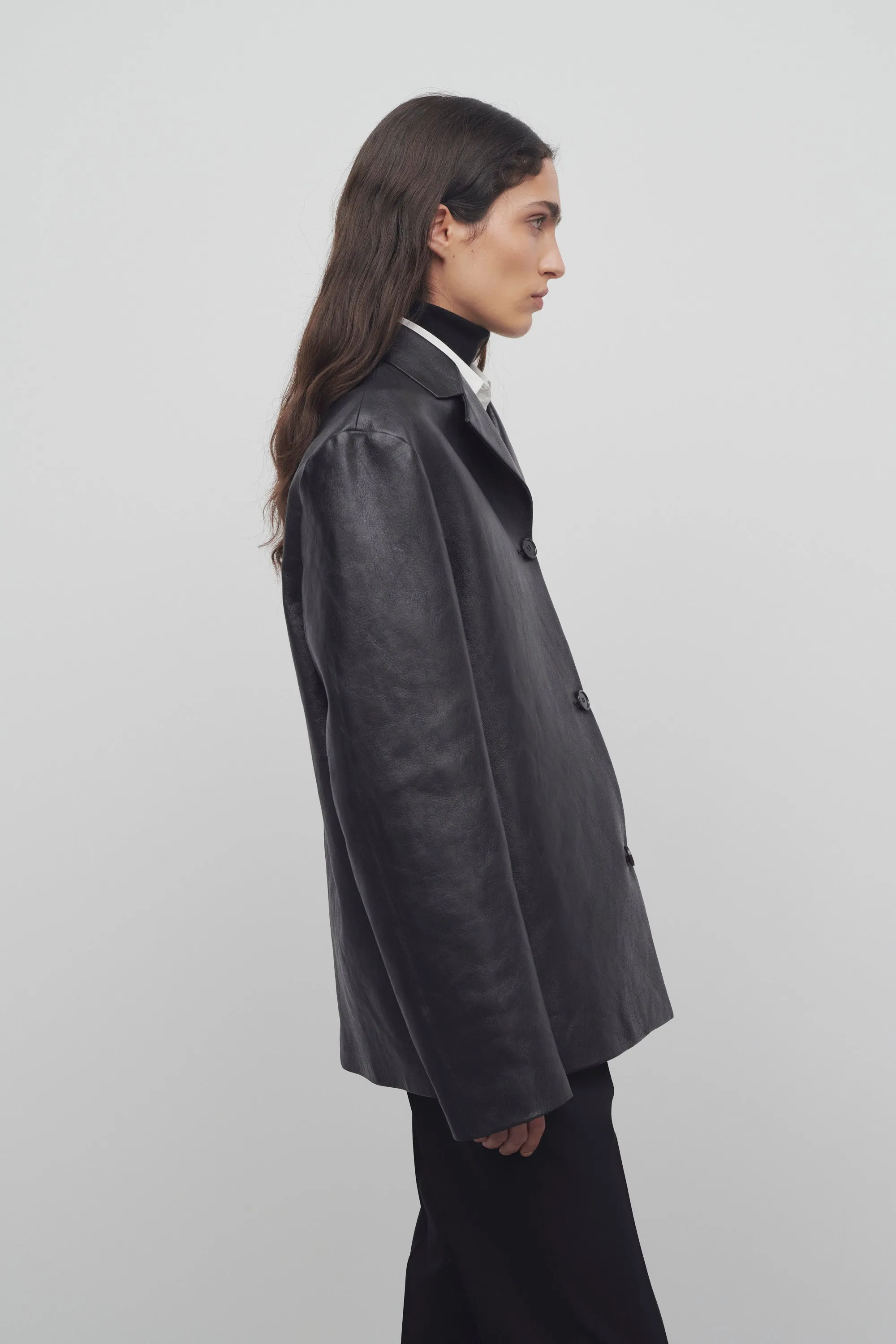 Fabian Jacket in Leather sold by The Row product image thumbnail 4