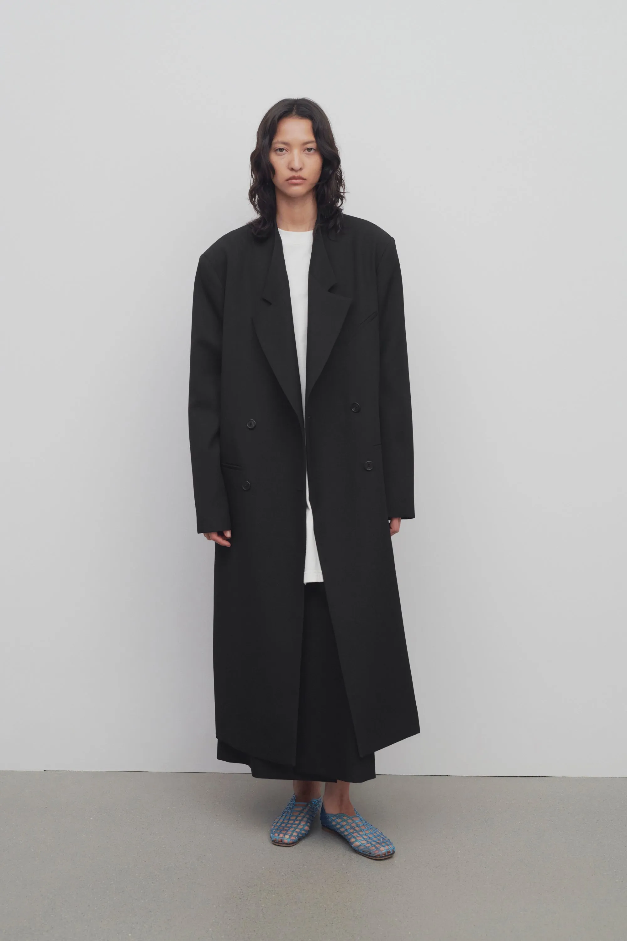 Indra Coat in Wool sold by The Row product image thumbnail 4