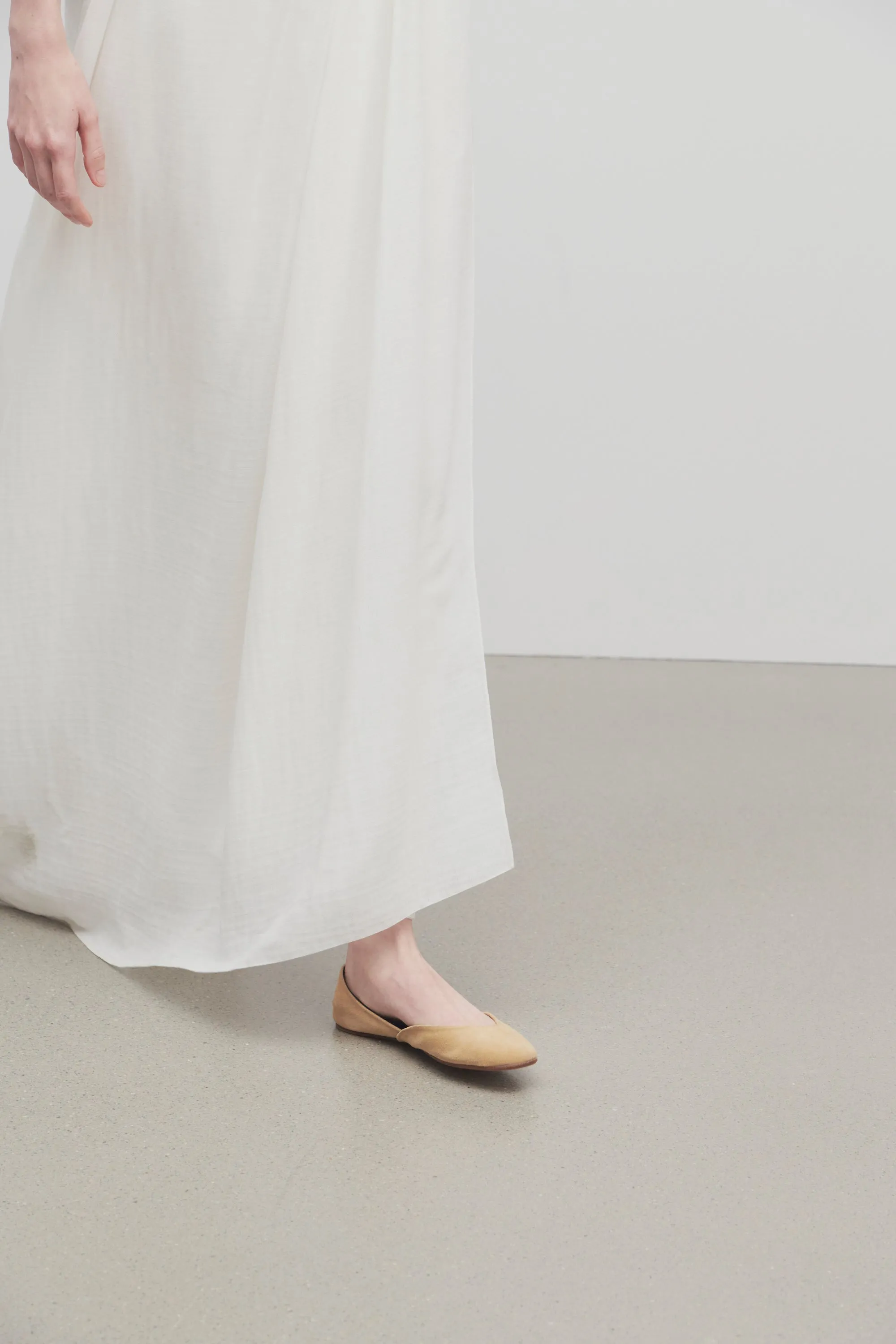 Gemma Ballet Slipper in Suede sold by The Row product image thumbnail 4