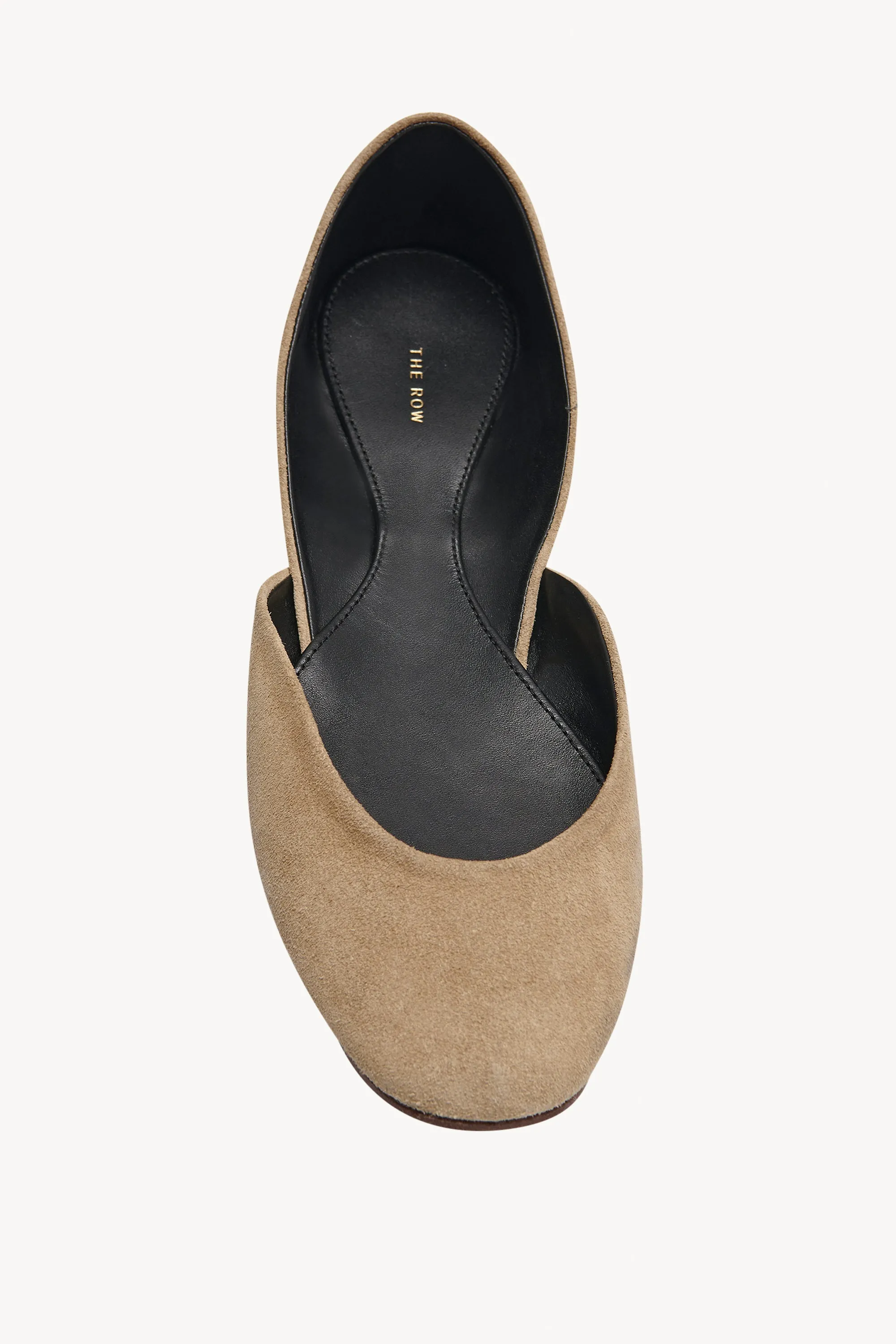 Gemma Ballet Slipper in Suede sold by The Row product image thumbnail 3