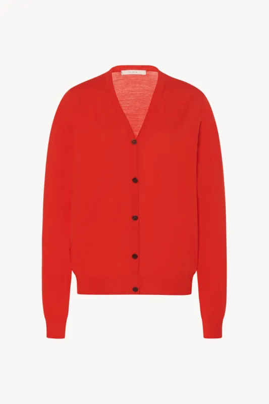 Hotie Cardigan in Wool sold by The Row