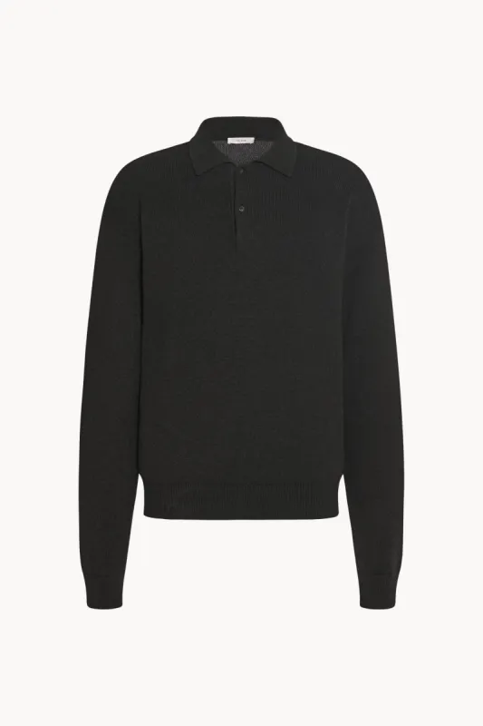 Joyce Polo in Cotton and Cashmere sold by The Row