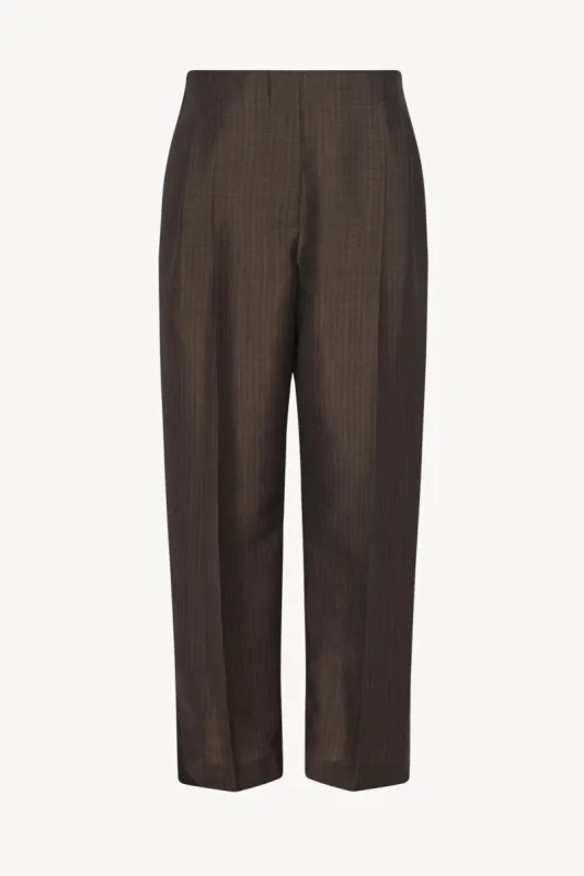 Saverio Pant in Mohair and Wool sold by The Row