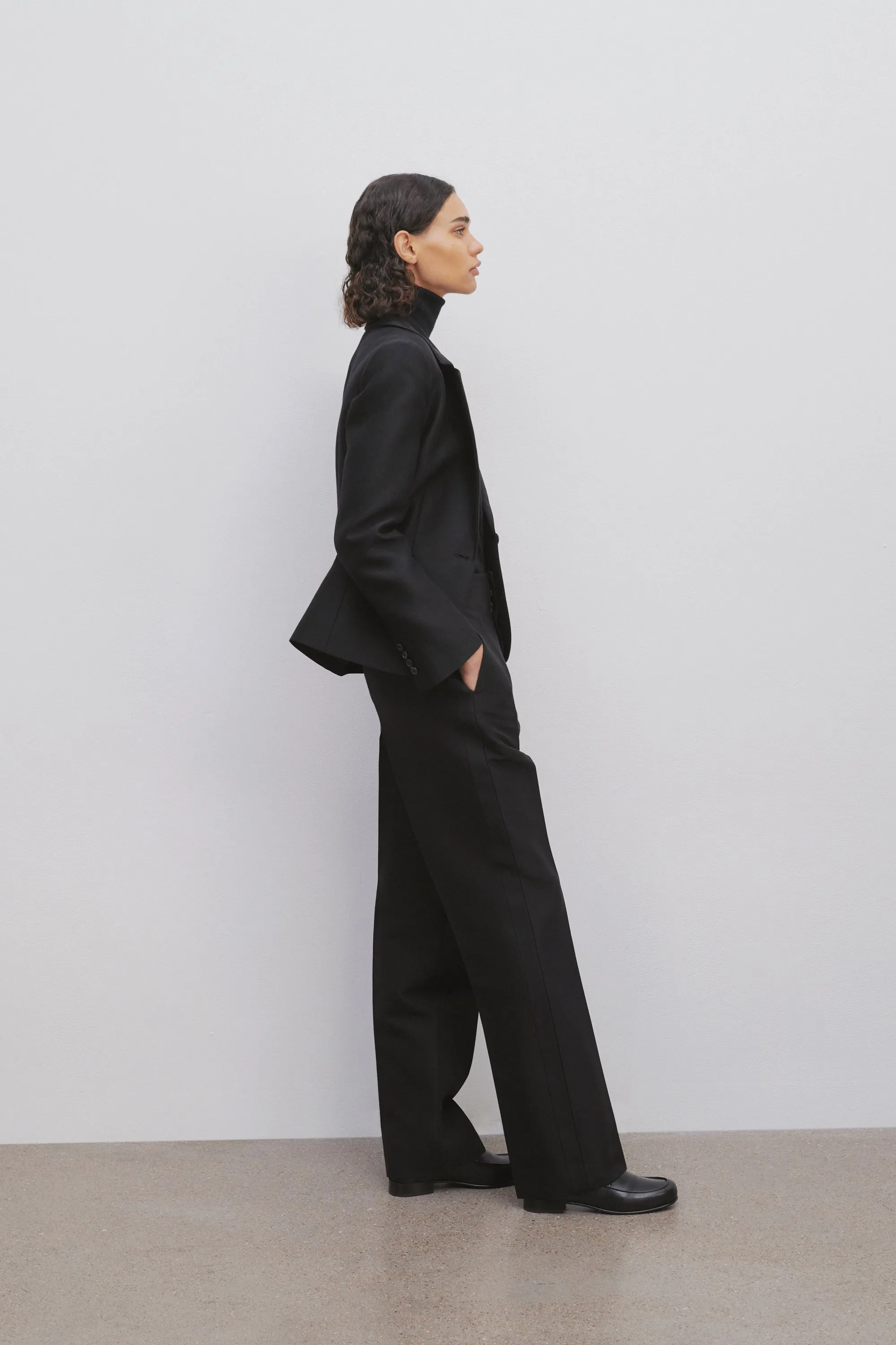 Hector Pant in Wool and Silk sold by The Row product image thumbnail 4