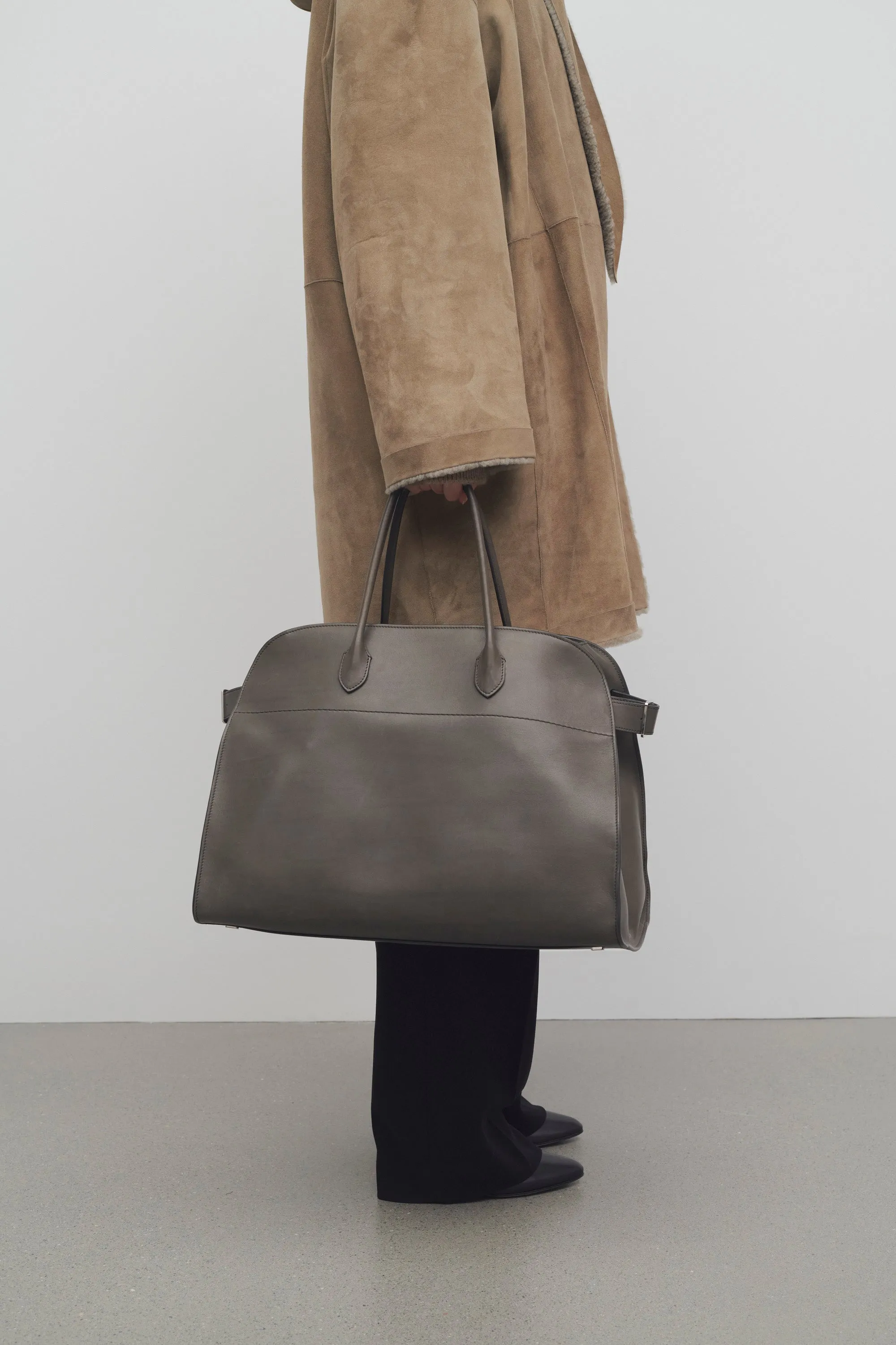 Soft Margaux 17 Bag in Leather sold by The Row product image thumbnail 4