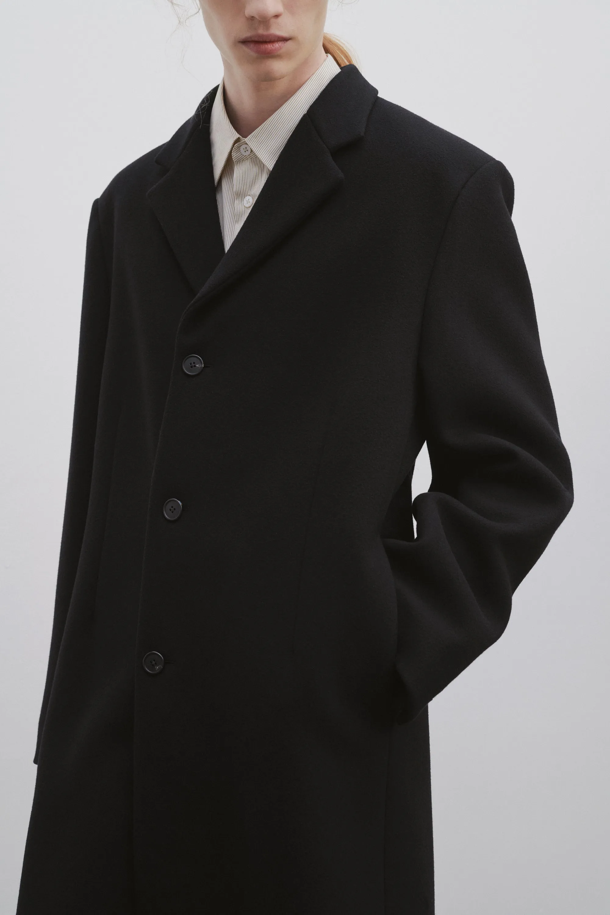 Thiago Coat in Wool and Cashmere sold by The Row product image thumbnail 5