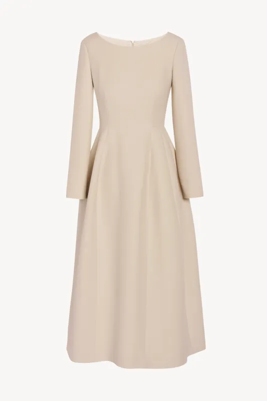 Lilibet Dress in Wool and Silk sold by The Row