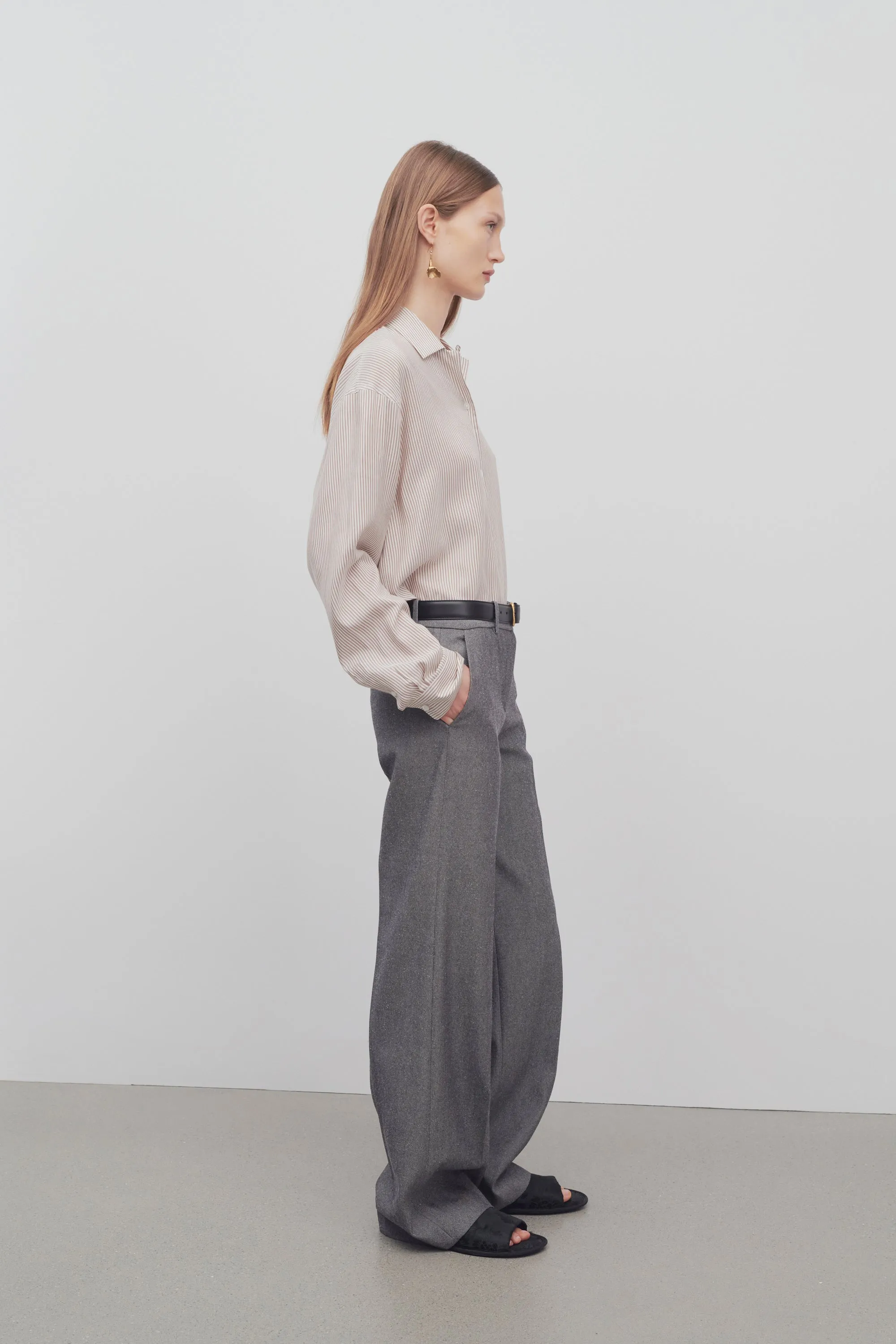 Encore Pant in Virgin Wool and Silk sold by The Row product image thumbnail 4