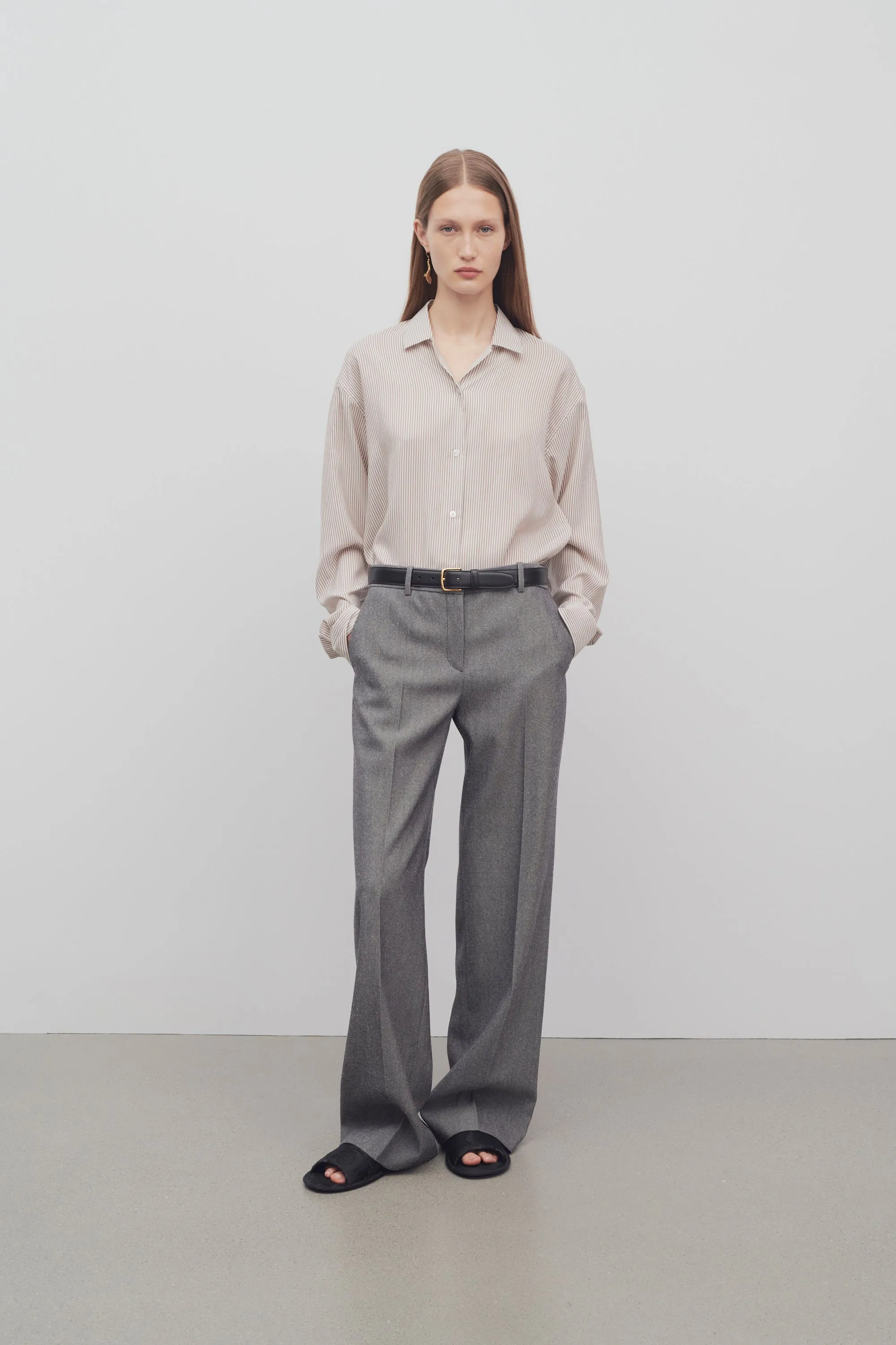 Encore Pant in Virgin Wool and Silk sold by The Row product image thumbnail 3