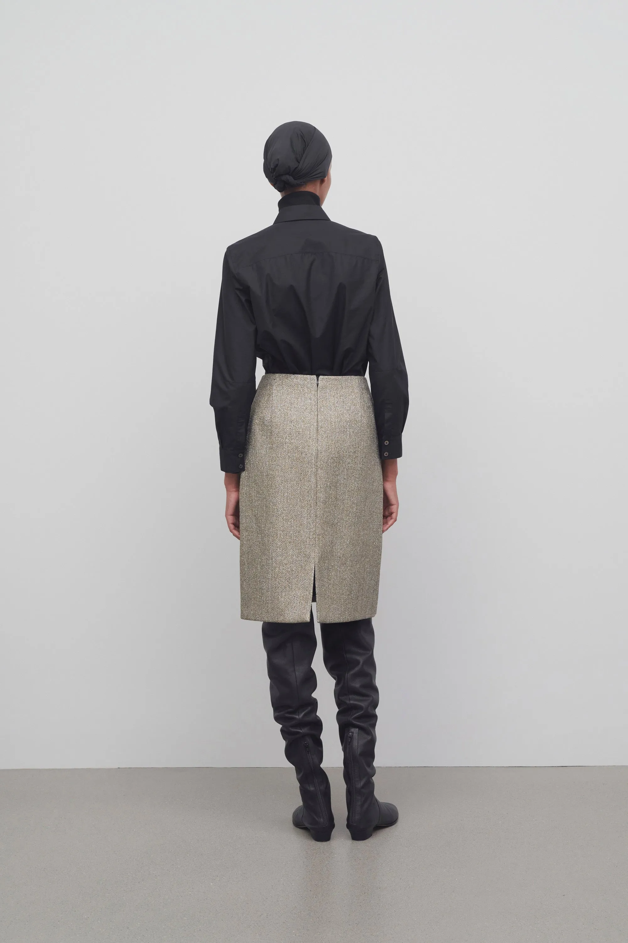 Corinna Skirt in Lurex Canvas sold by The Row product image thumbnail 5