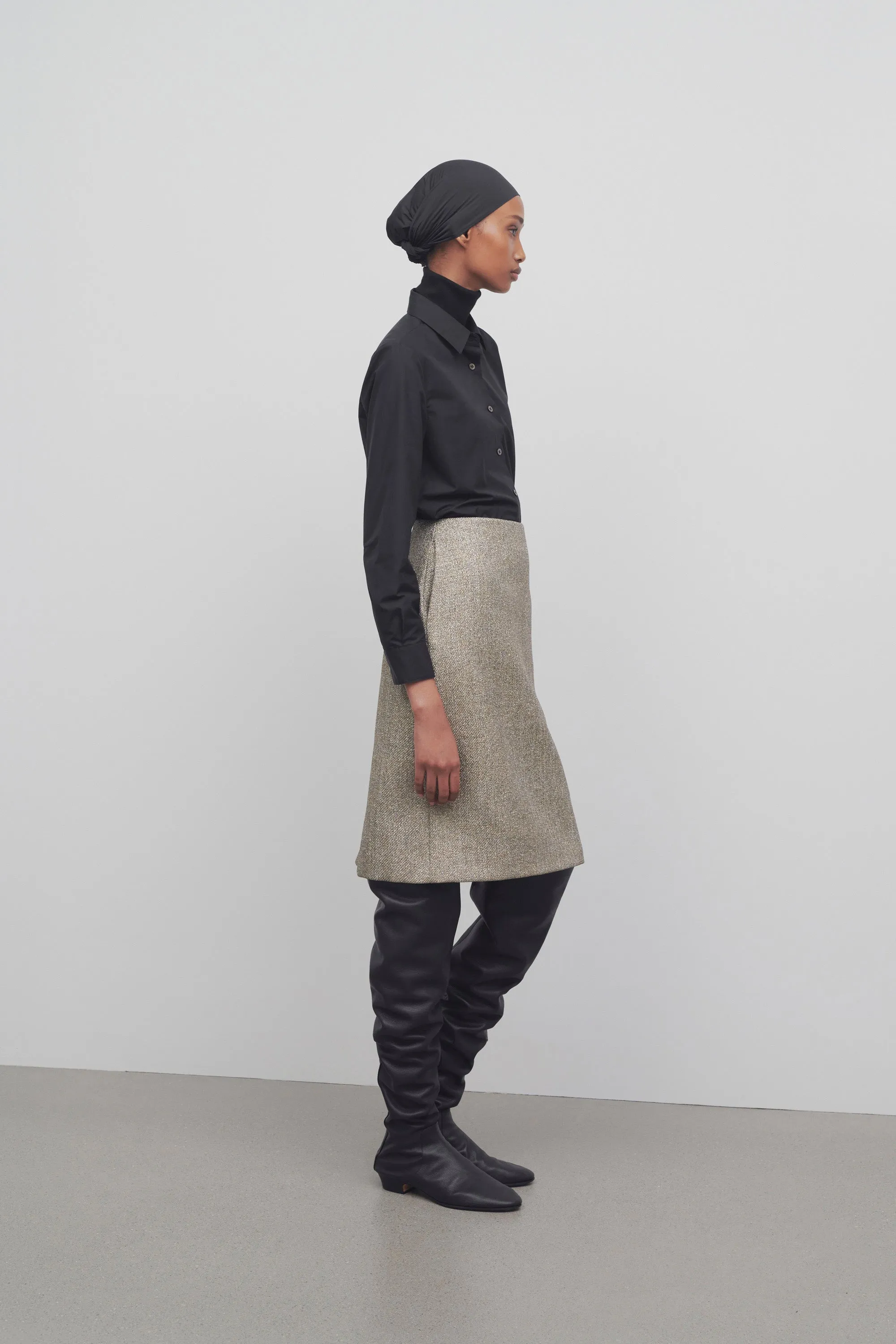 Corinna Skirt in Lurex Canvas sold by The Row product image thumbnail 4