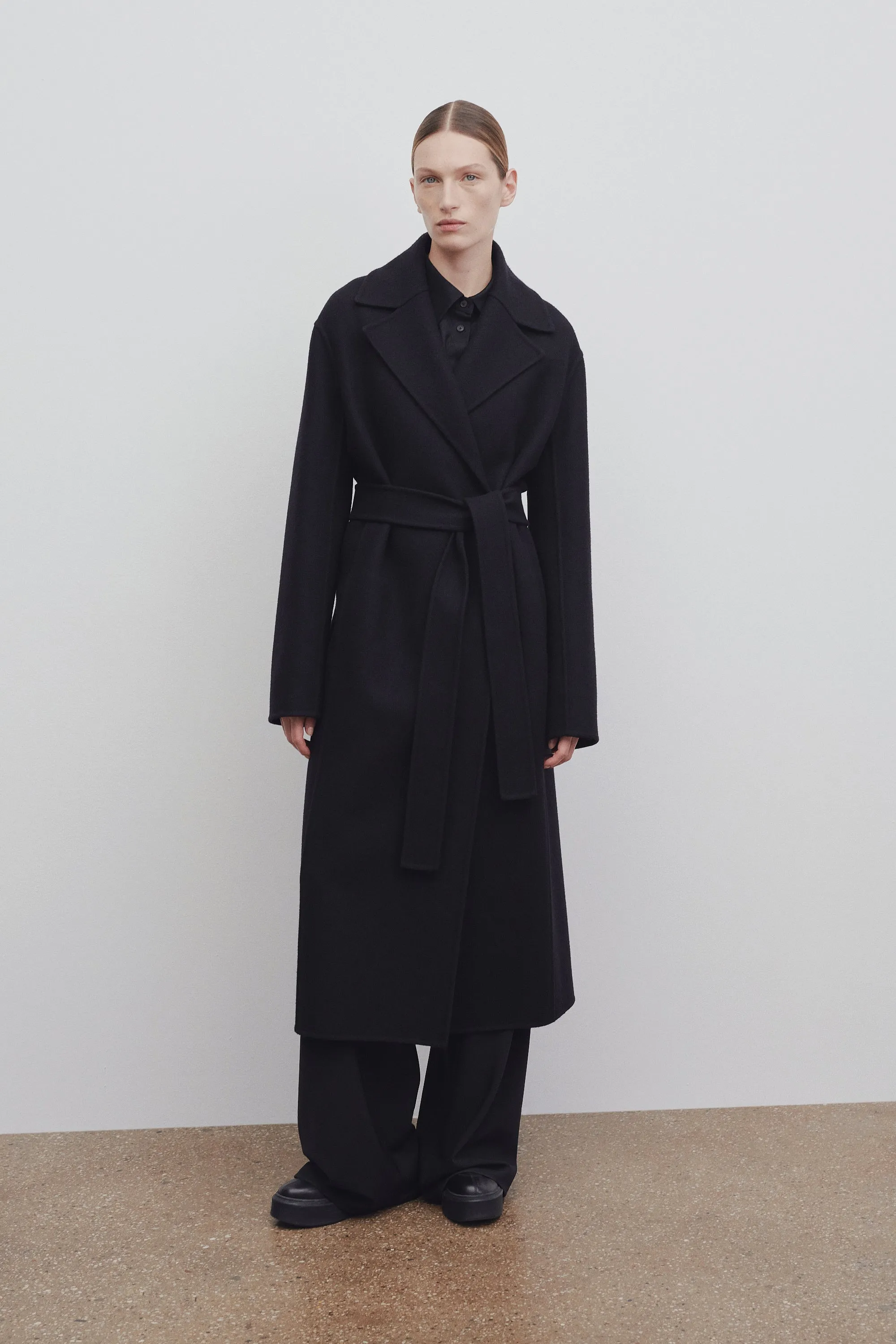 Malika Coat in Wool and Cashmere sold by The Row product image thumbnail 4
