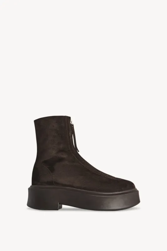 Zipped Boot I in Suede sold by The Row