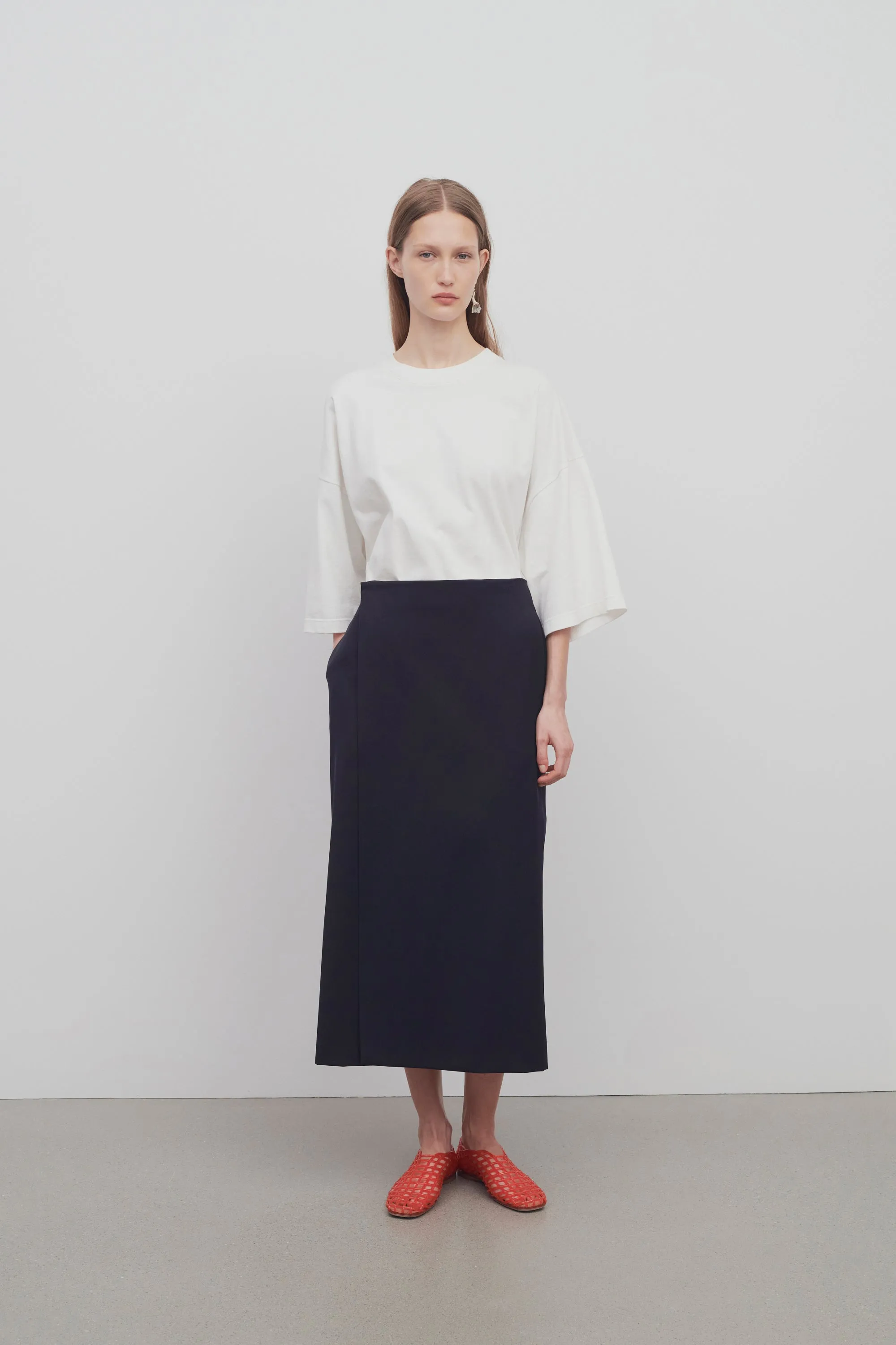 Kavi Skirt in Virgin Wool sold by The Row product image thumbnail 3