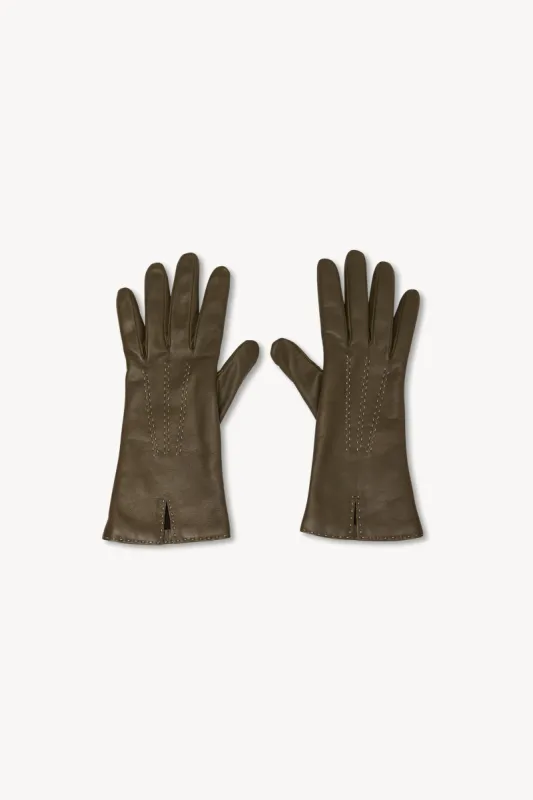 Florence Gloves in Leather sold by The Row
