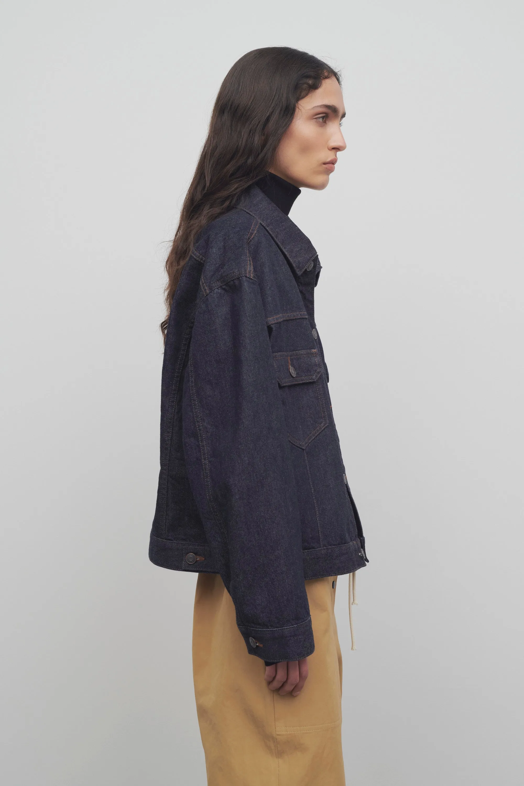 Ness Jacket in Cotton and Cashmere sold by The Row product image thumbnail 4