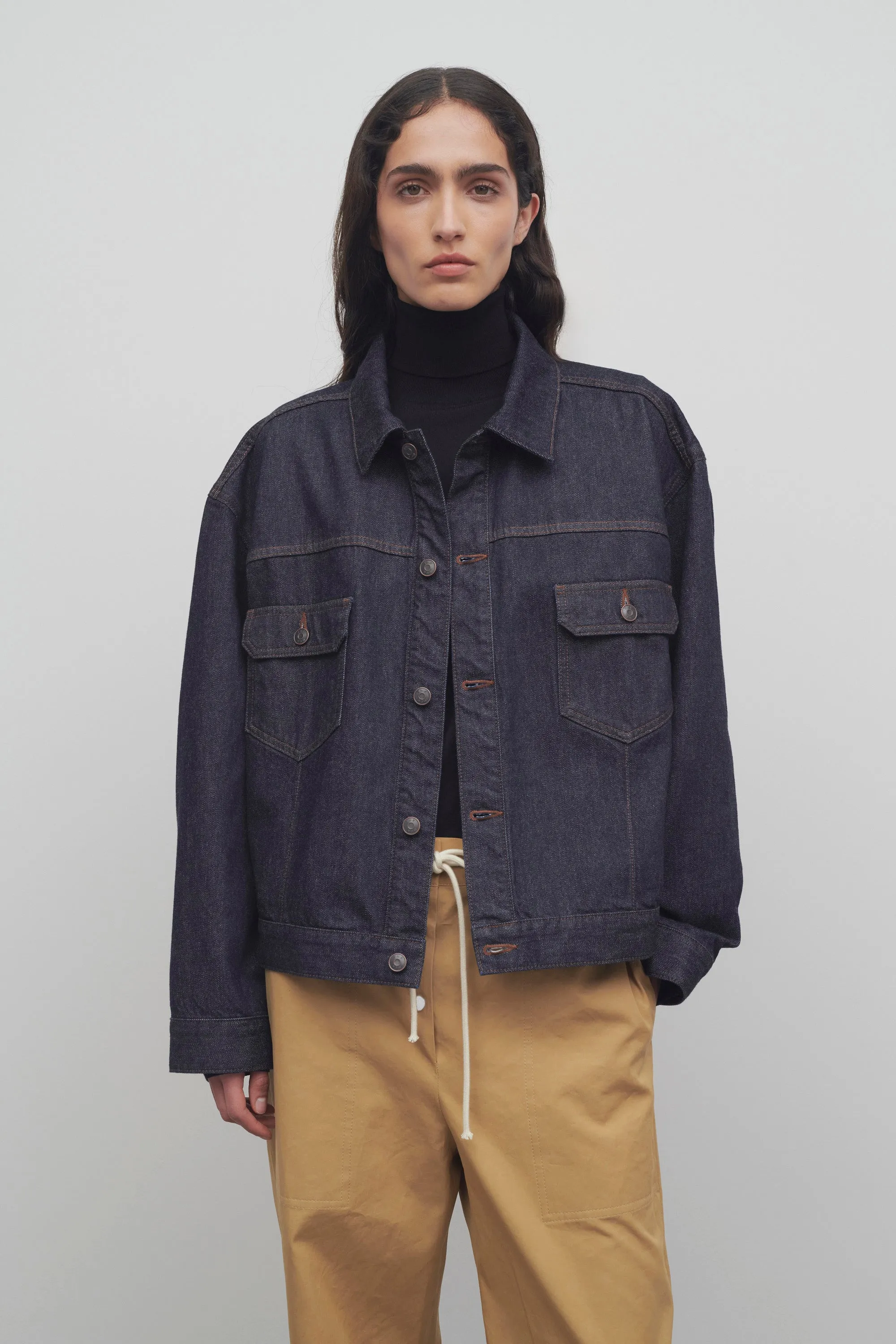 Ness Jacket in Cotton and Cashmere sold by The Row product image thumbnail 3