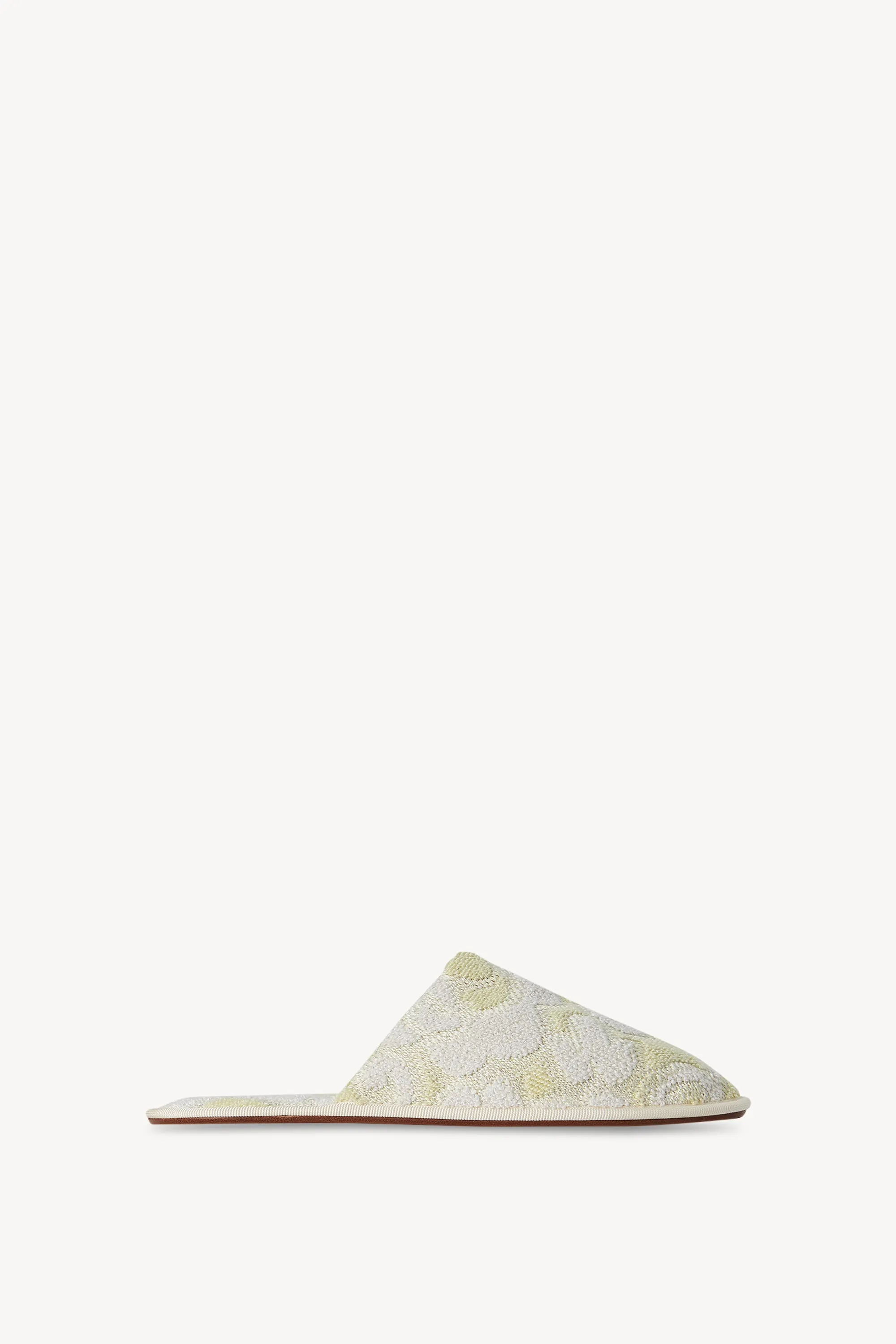 Frances Slipper in Silk sold by The Row