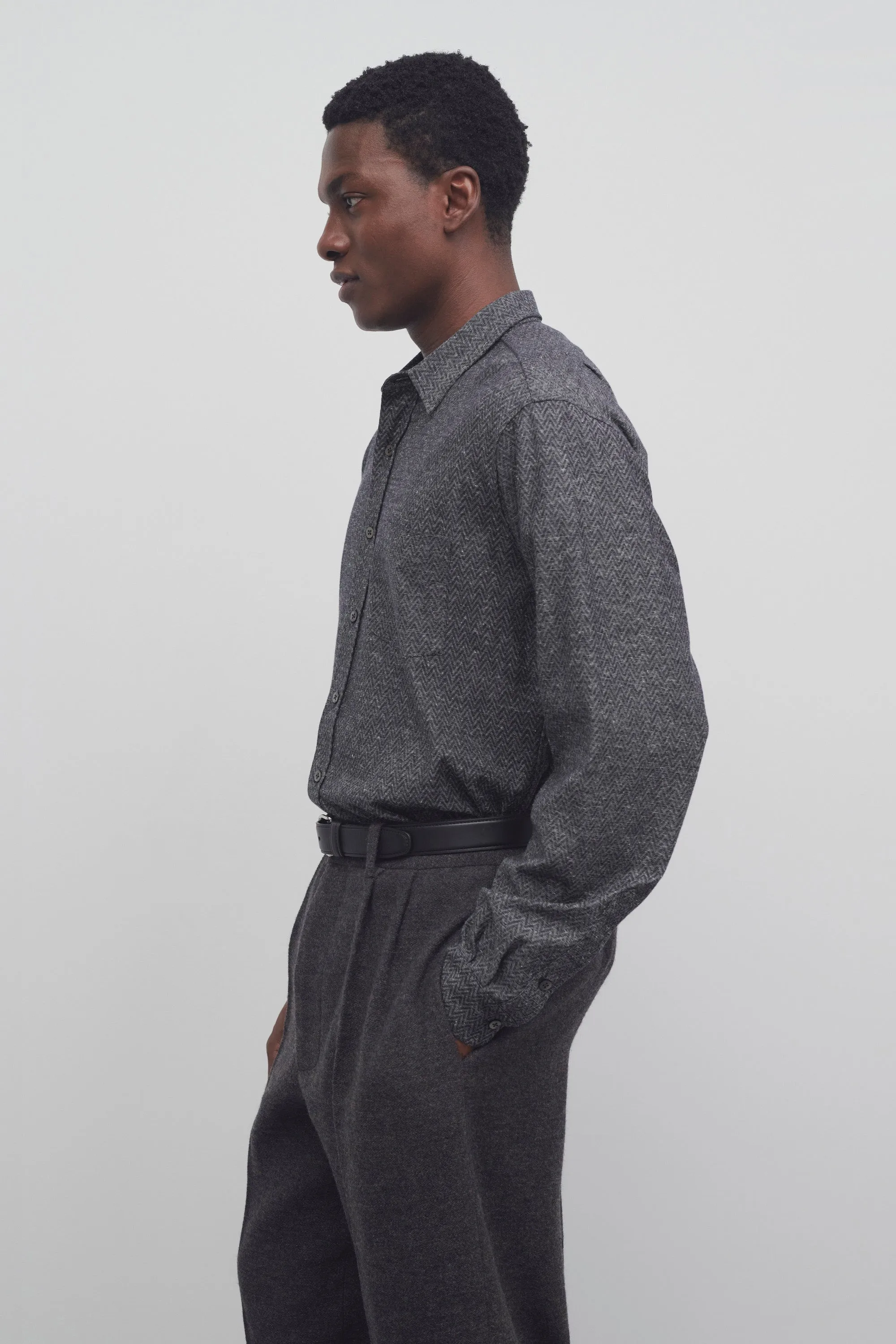 Cardiff Shirt in Cotton and Linen sold by The Row product image thumbnail 4