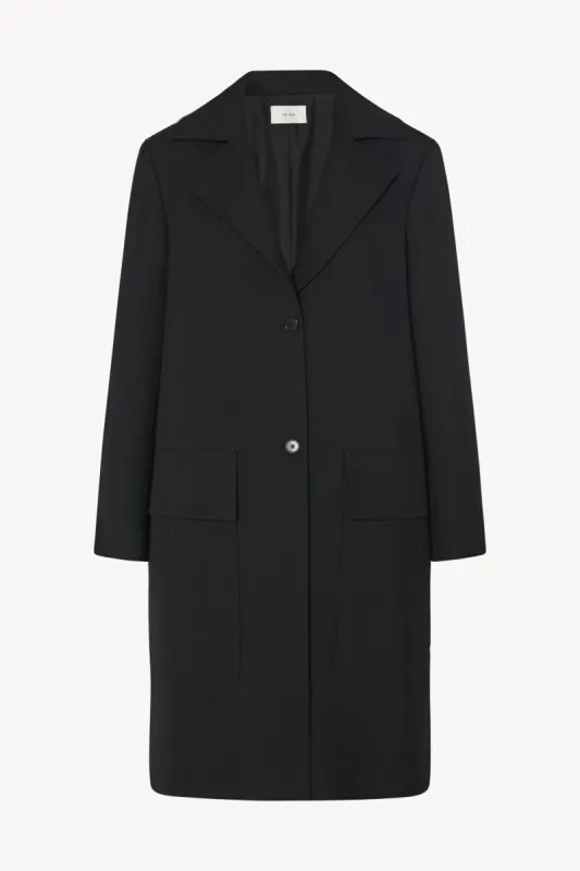 Nat Coat in Virgin Wool sold by The Row