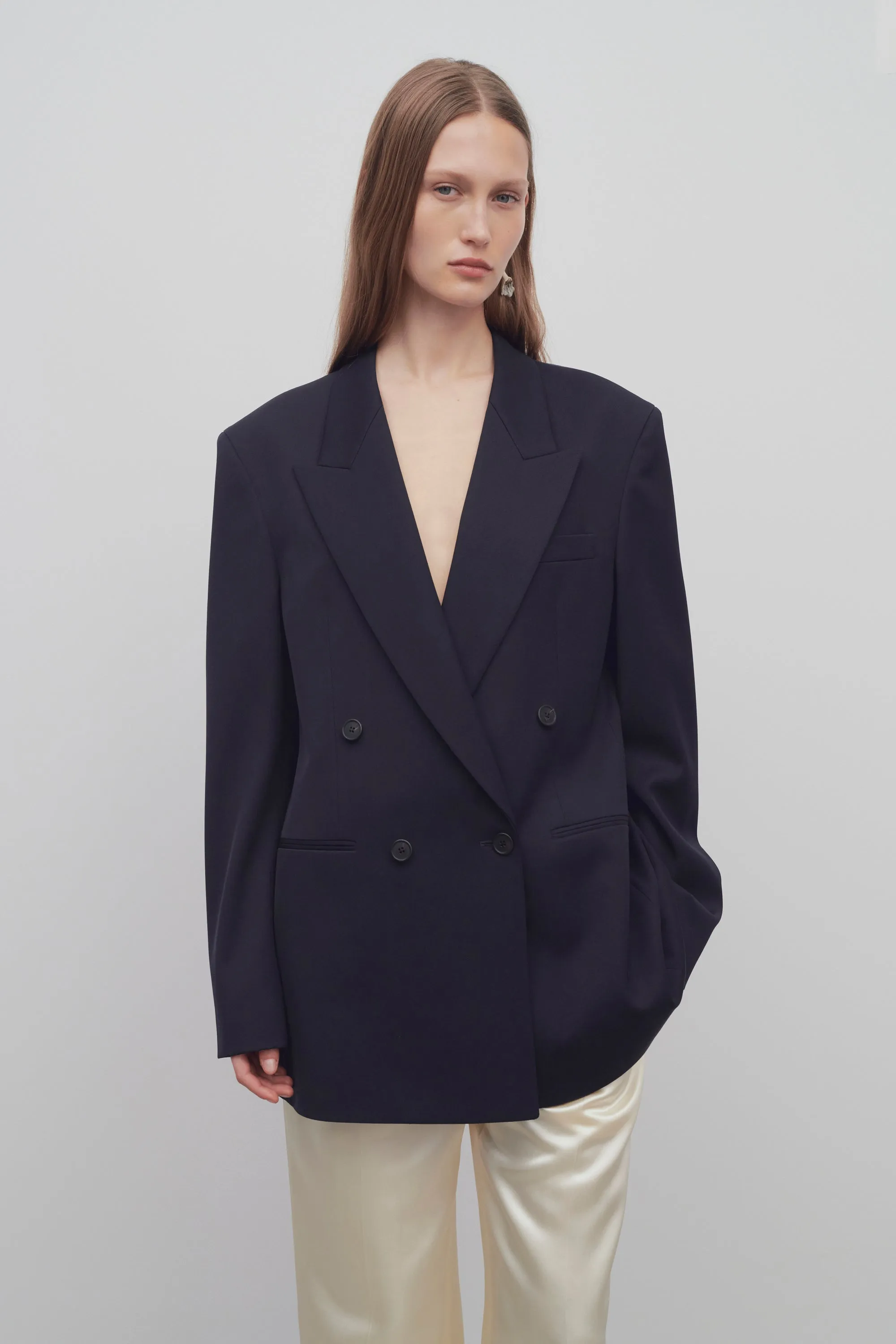 Lela Jacket in Virgin Wool sold by The Row product image thumbnail 3